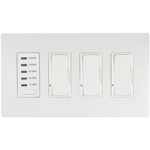 1 MINUTEUR+3 VARIATEURS, COMPLET, BLANC en Blanc