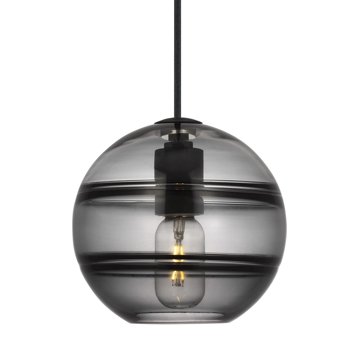 Sedona LED Pendant in Nightshade Black