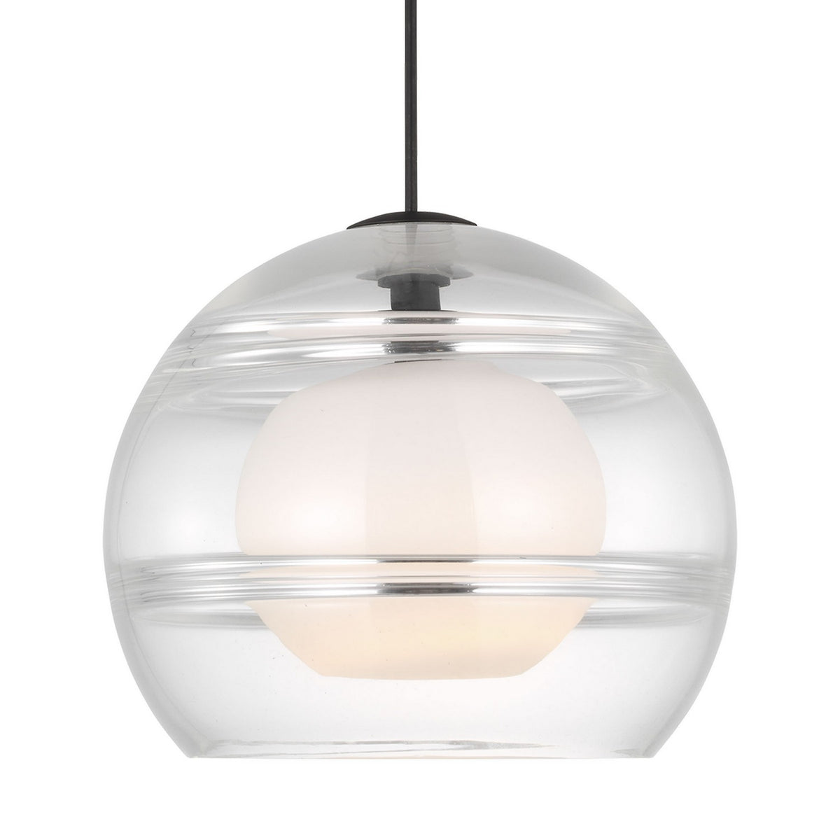 Sedona LED Pendant in Nightshade Black