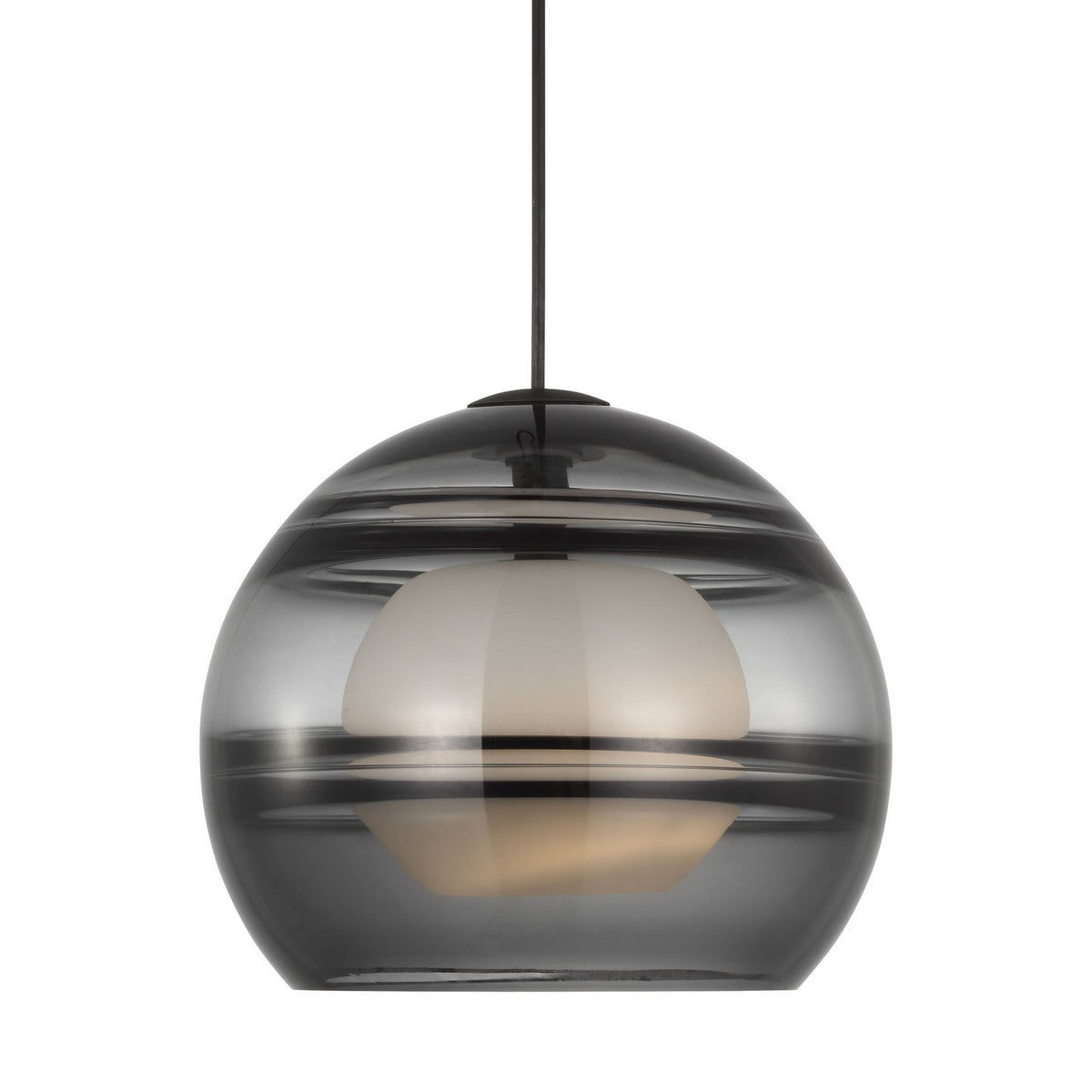 Sedona One Light Pendant in Nightshade Black
