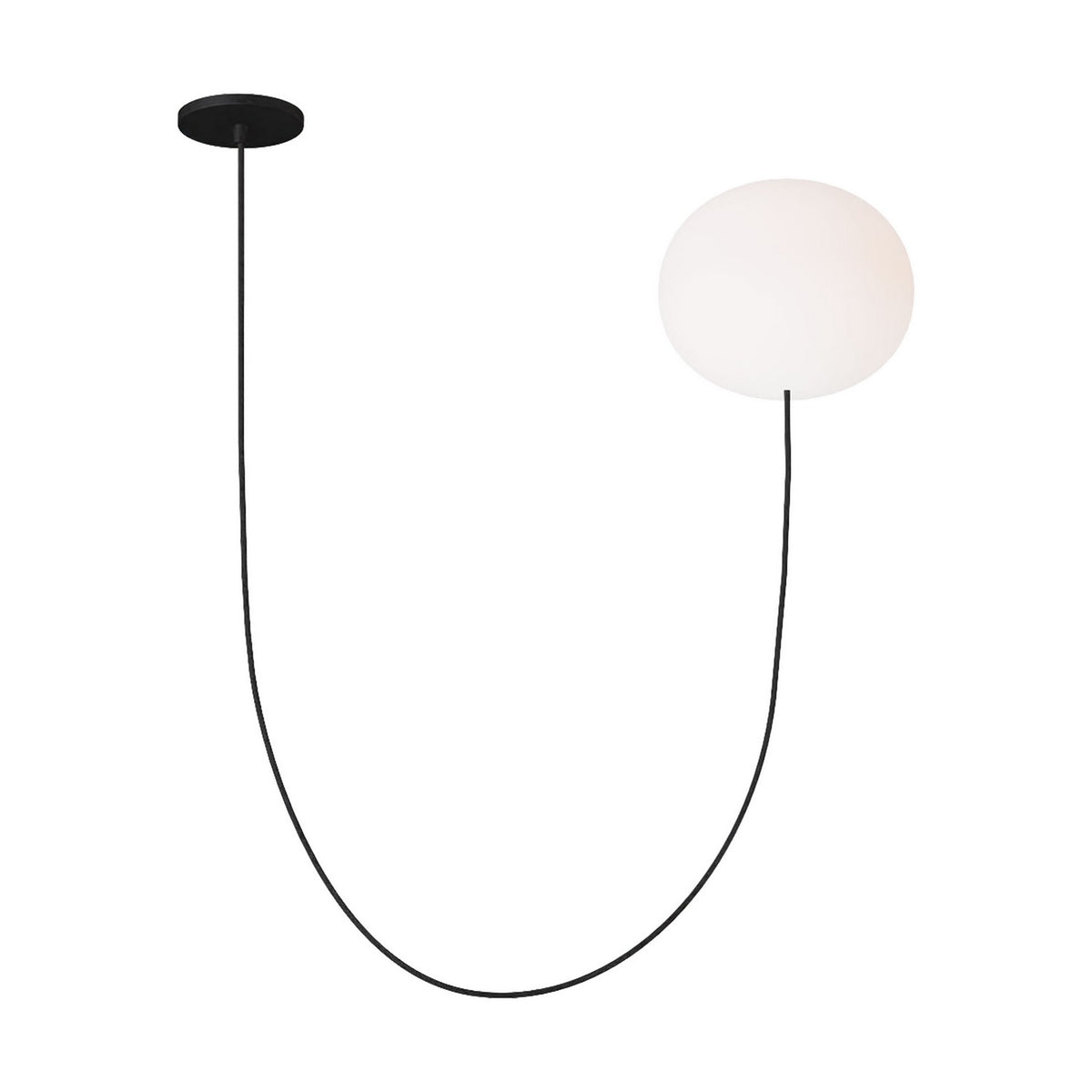 Helium LED Chandelier in Matte Black