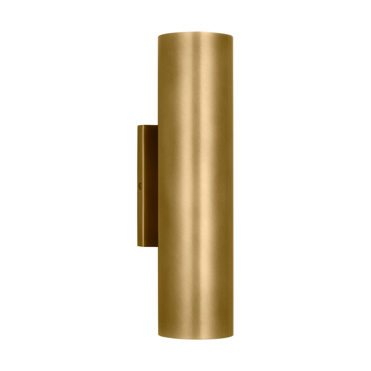 Pressa LED Outdoor Wall Mount in Natural Brass