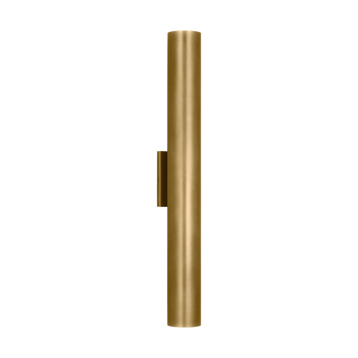 Pressa LED Outdoor Wall Mount in Natural Brass