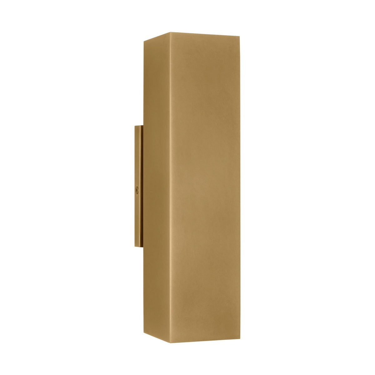 Pressa LED Outdoor Wall Mount in Natural Brass