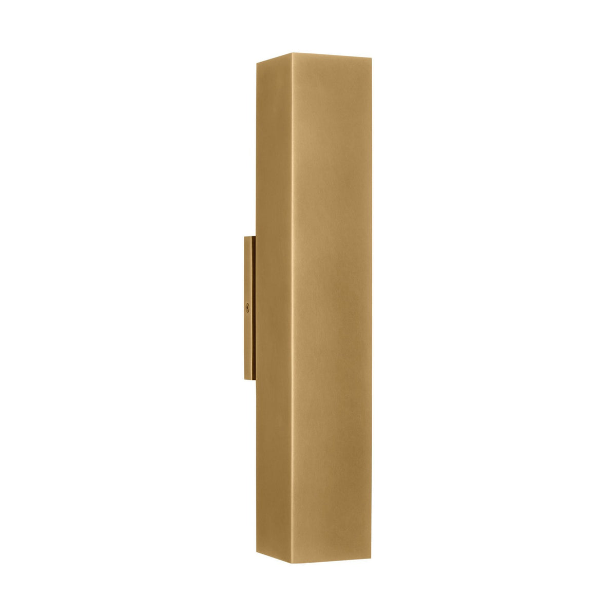 Pressa LED Outdoor Wall Mount in Natural Brass