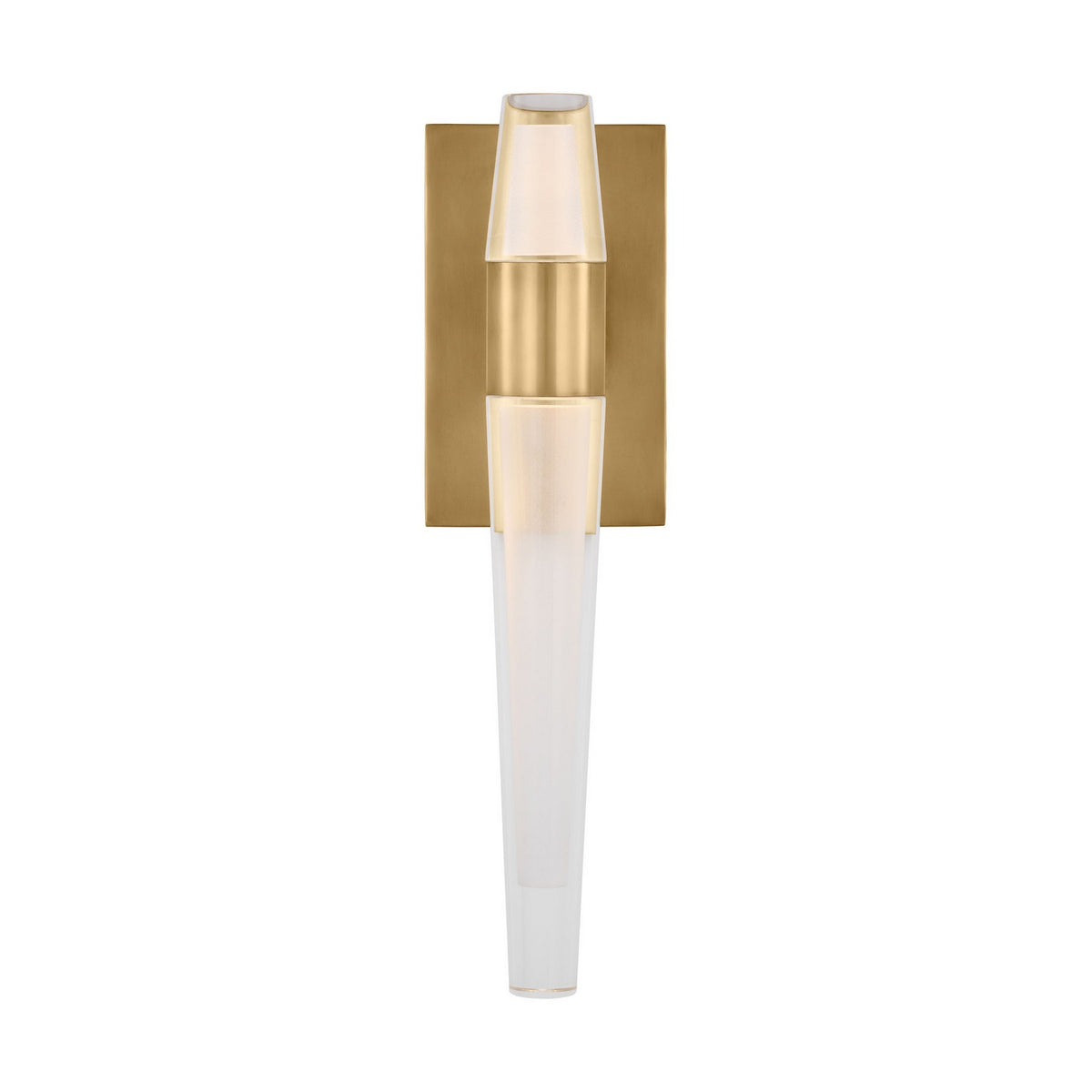 Lassell LED Wall Sconce in Natural Brass