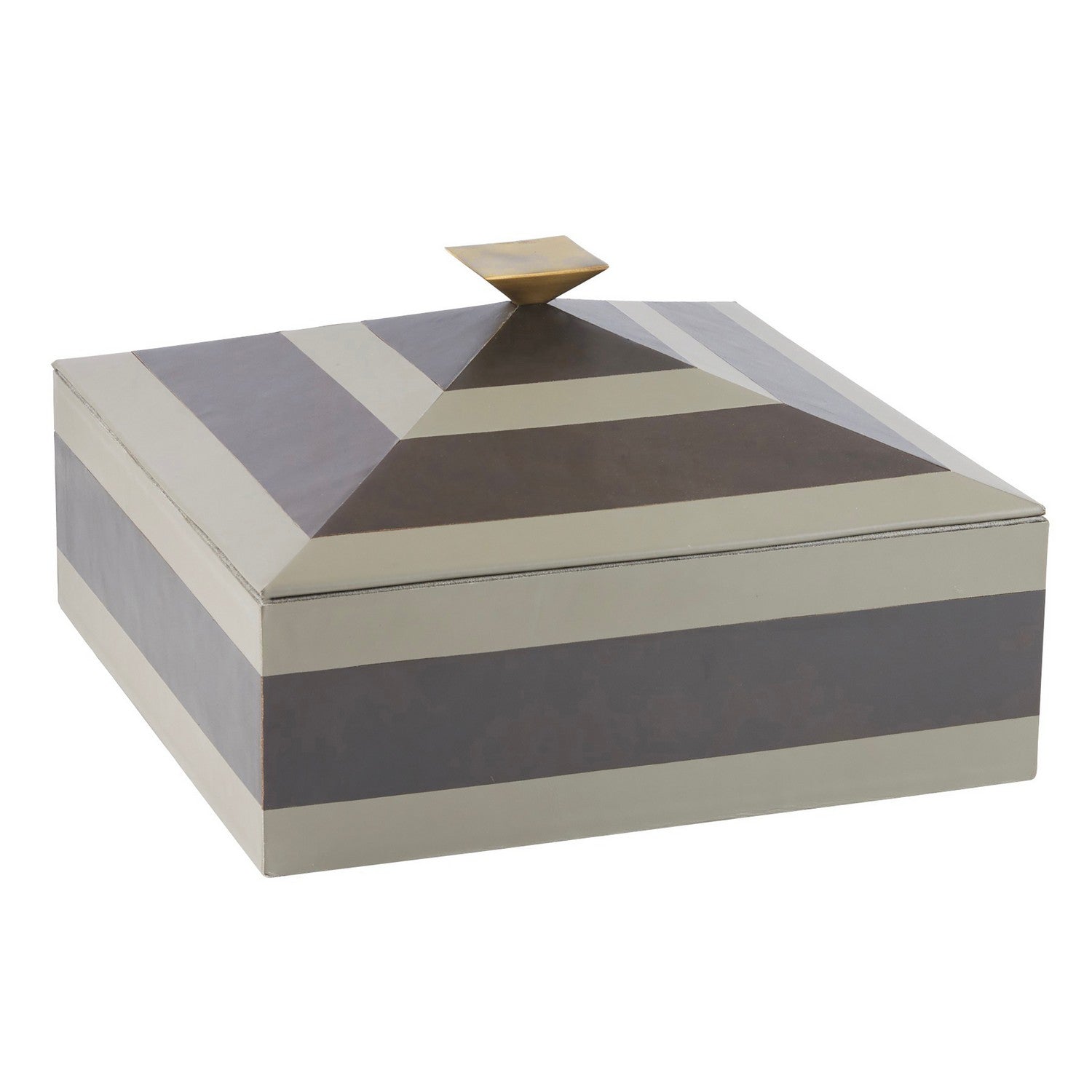 Cheshire Box in Dove/Graphite/Bronze/Dove