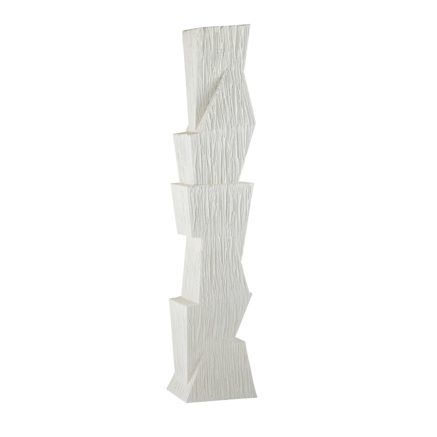 Darnell Floor Sculpture in Matte White