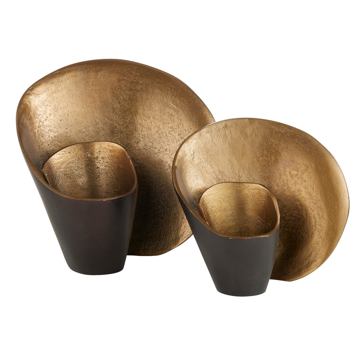 Demarco Sculptures, Set of 2 in Antique Brass/Bronze