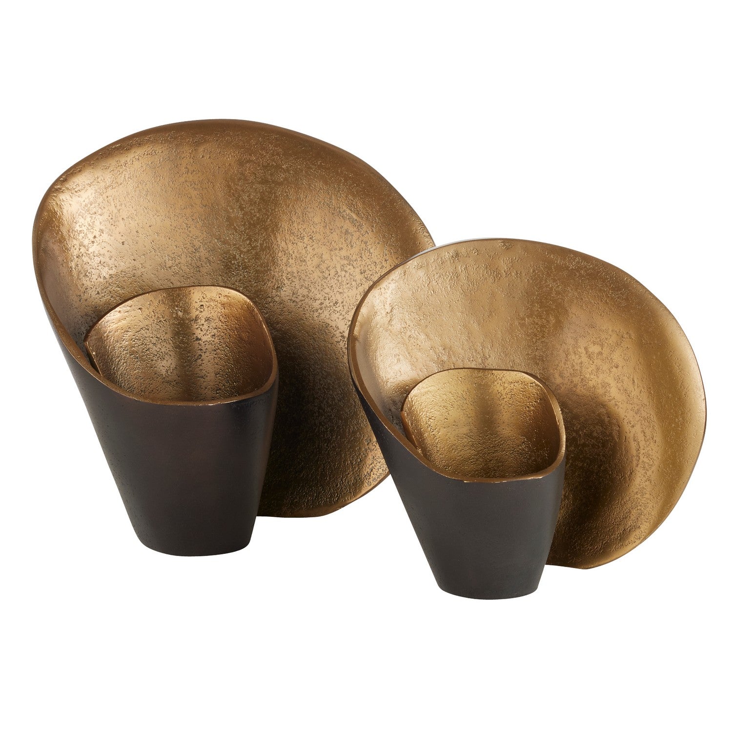 Demarco Sculptures, Set of 2 in Antique Brass/Bronze