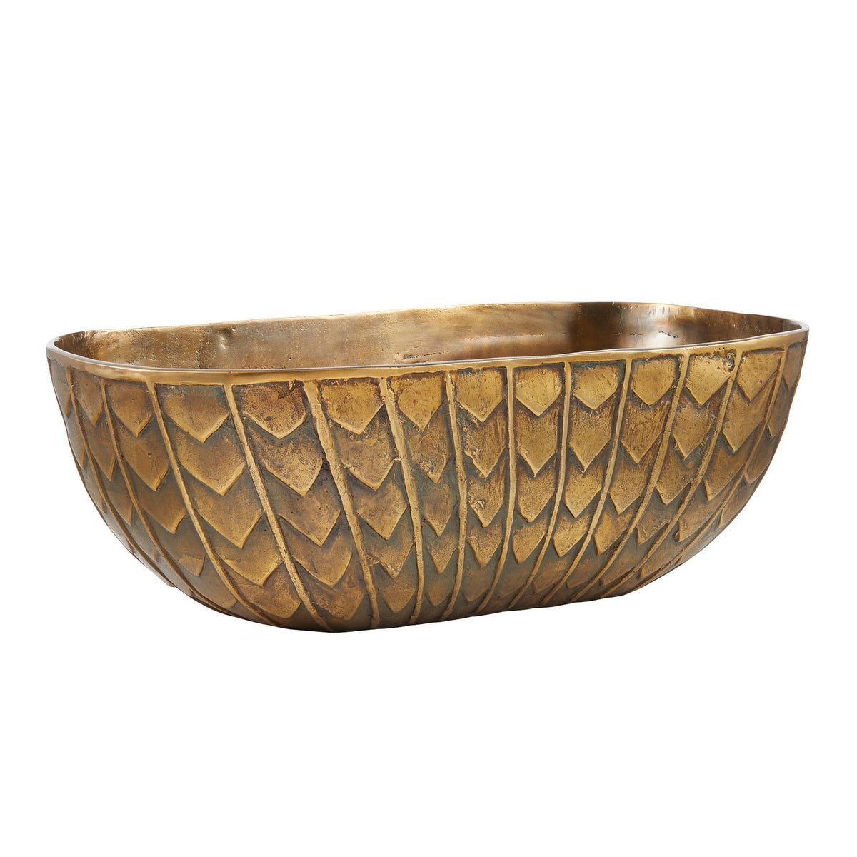 Ezekial Centerpiece in Antique Brass