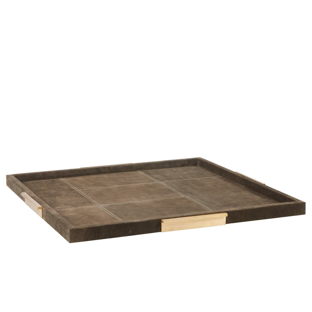 Dillard Tray in Moss Gray/Antique Brass
