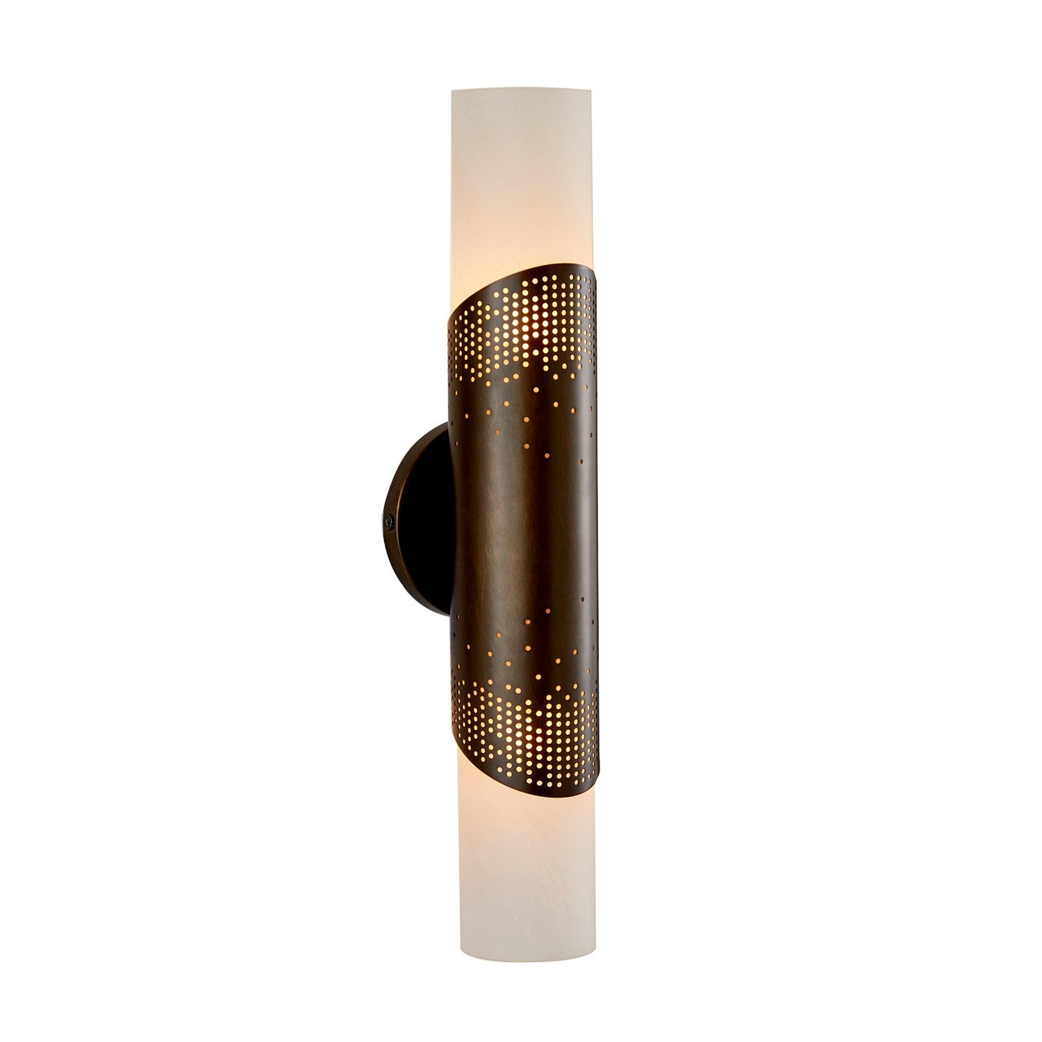 Exelsior Two Light Wall Sconce in Matte Swirl/English Bronze