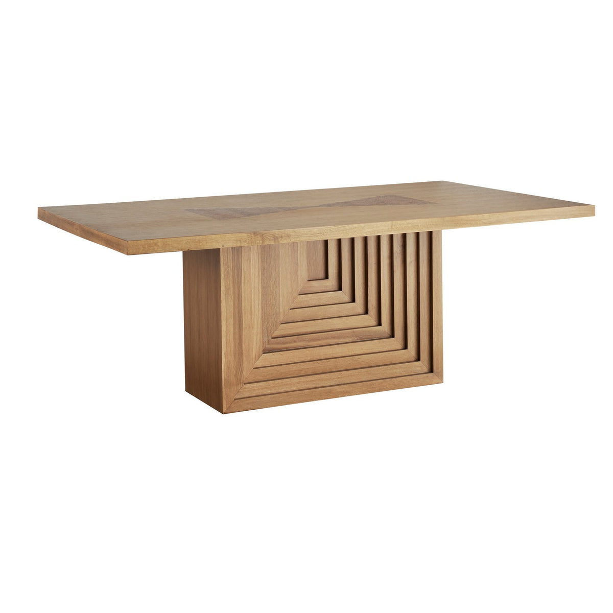 Crockett Dining Table in Oyster/Dark Oyster