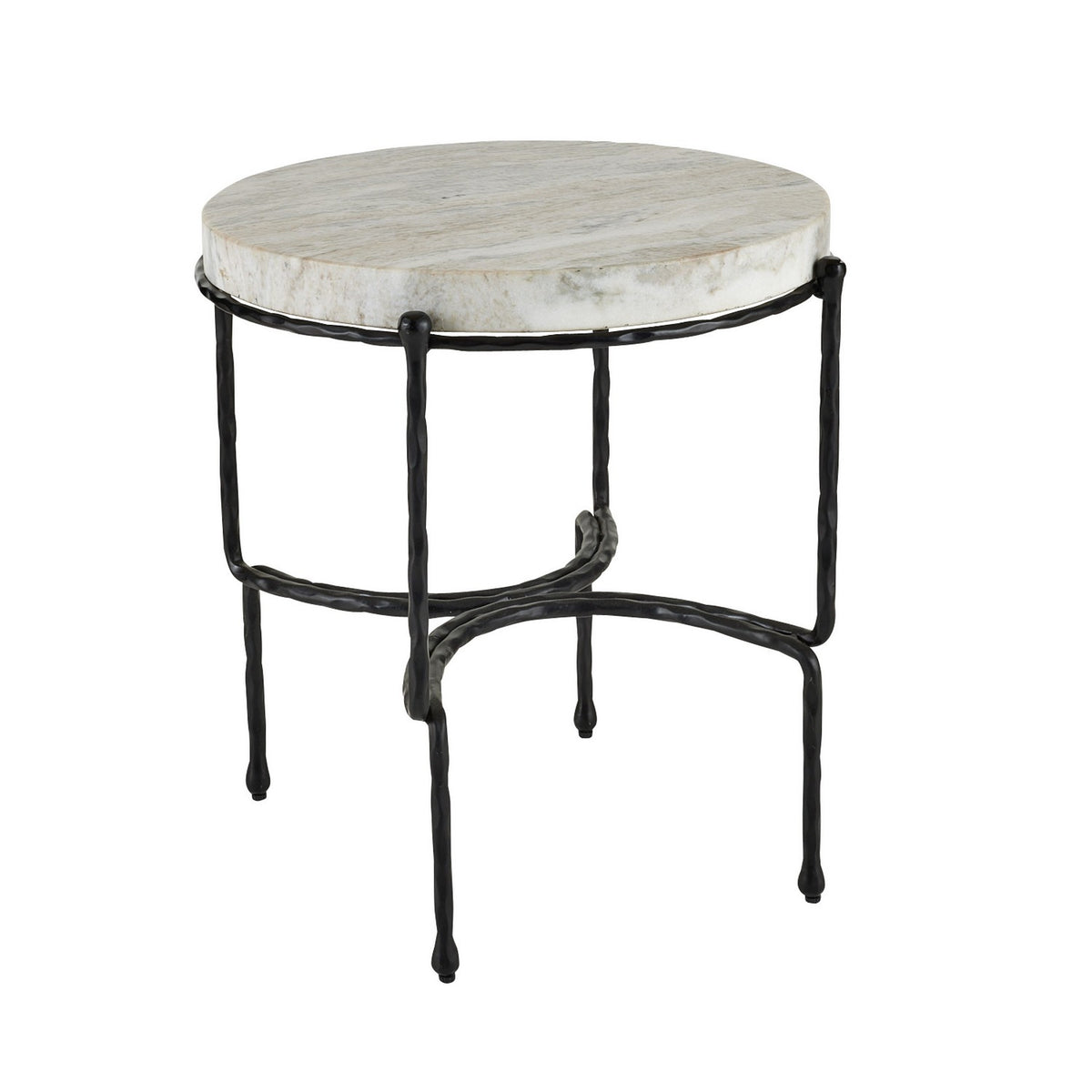 Cedrick End Table in Toronto/Blackened Iron