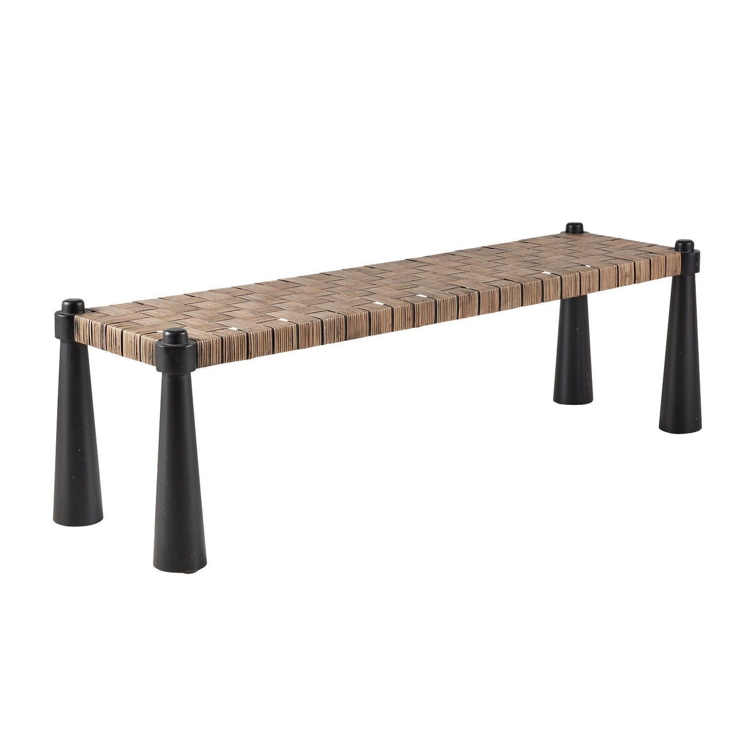 Solange Bench in Tobacco Wash/Sable