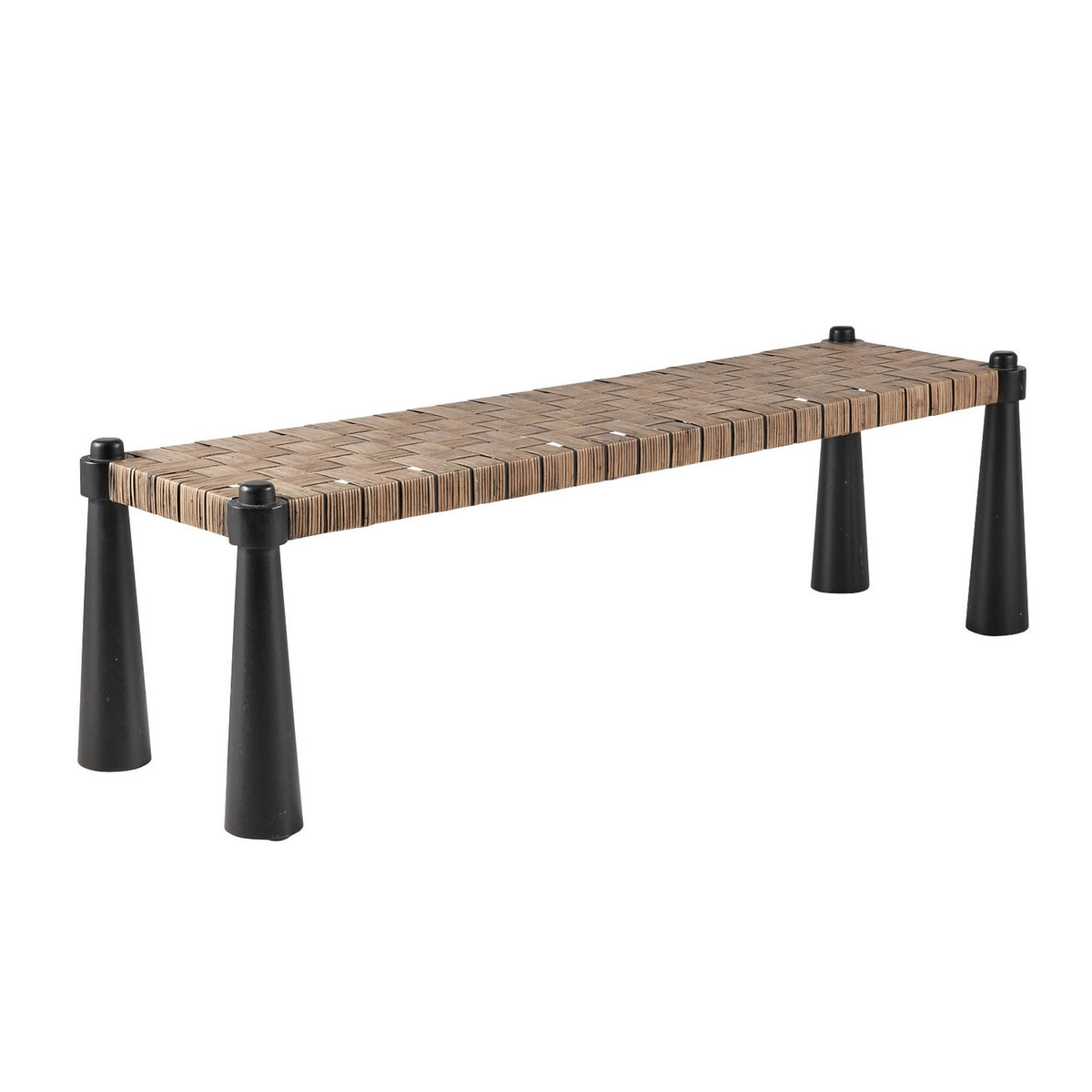Solange Bench in Tobacco Wash/Sable