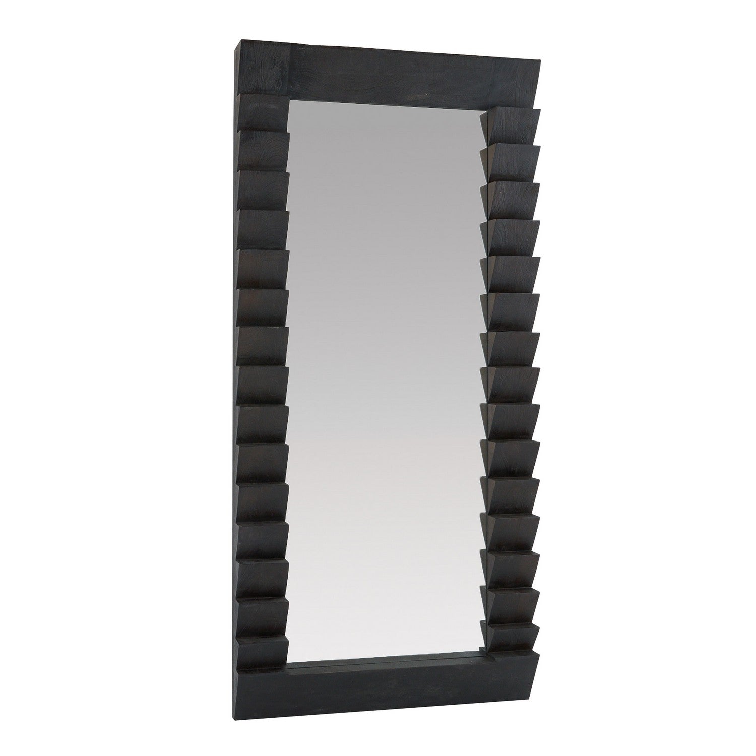 Elkins Floor Mirror in Ebony/Plain