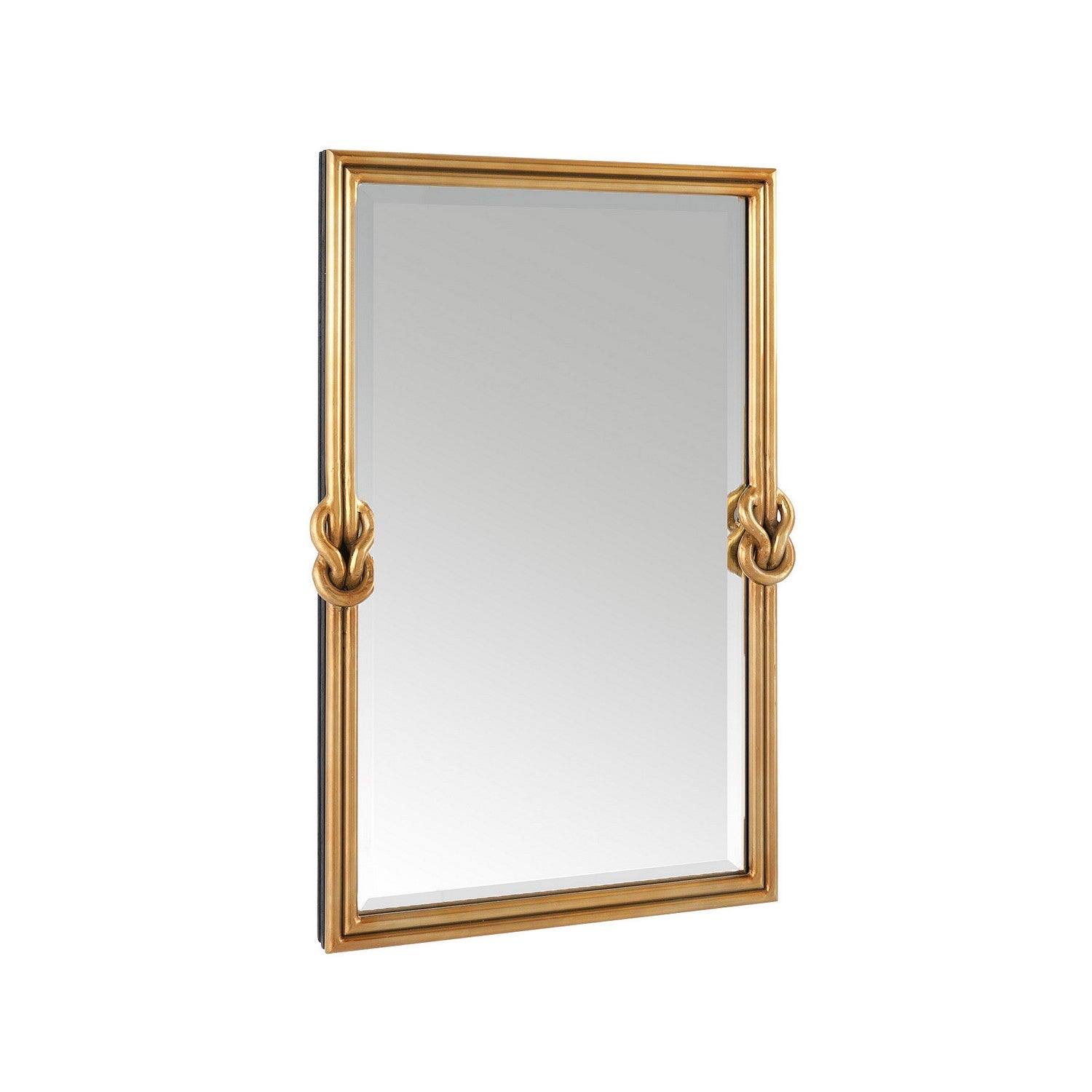 Carruth Mirror in Antique Brass/Plain