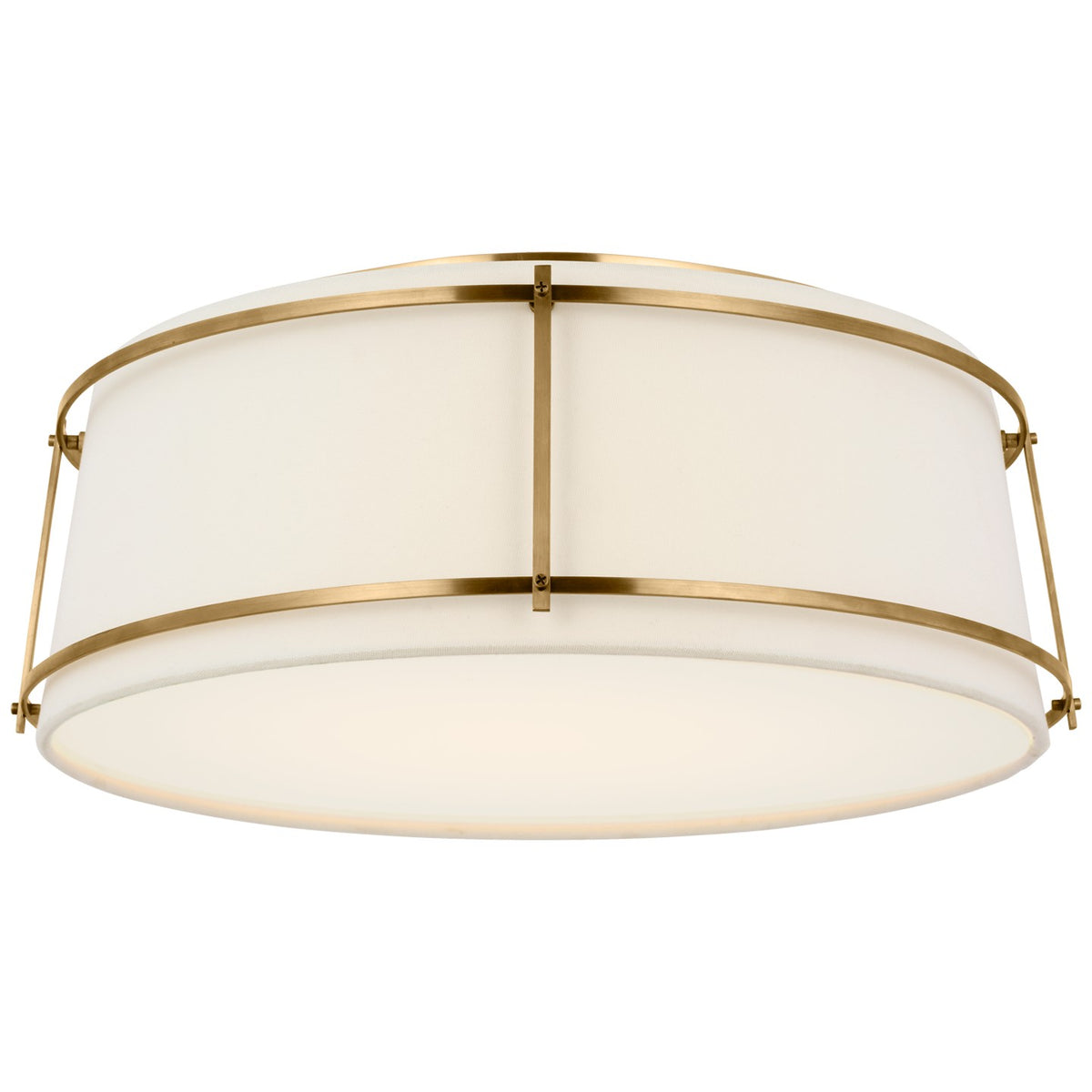 Callaway LED Flush Mount in Hand-Rubbed Antique Brass