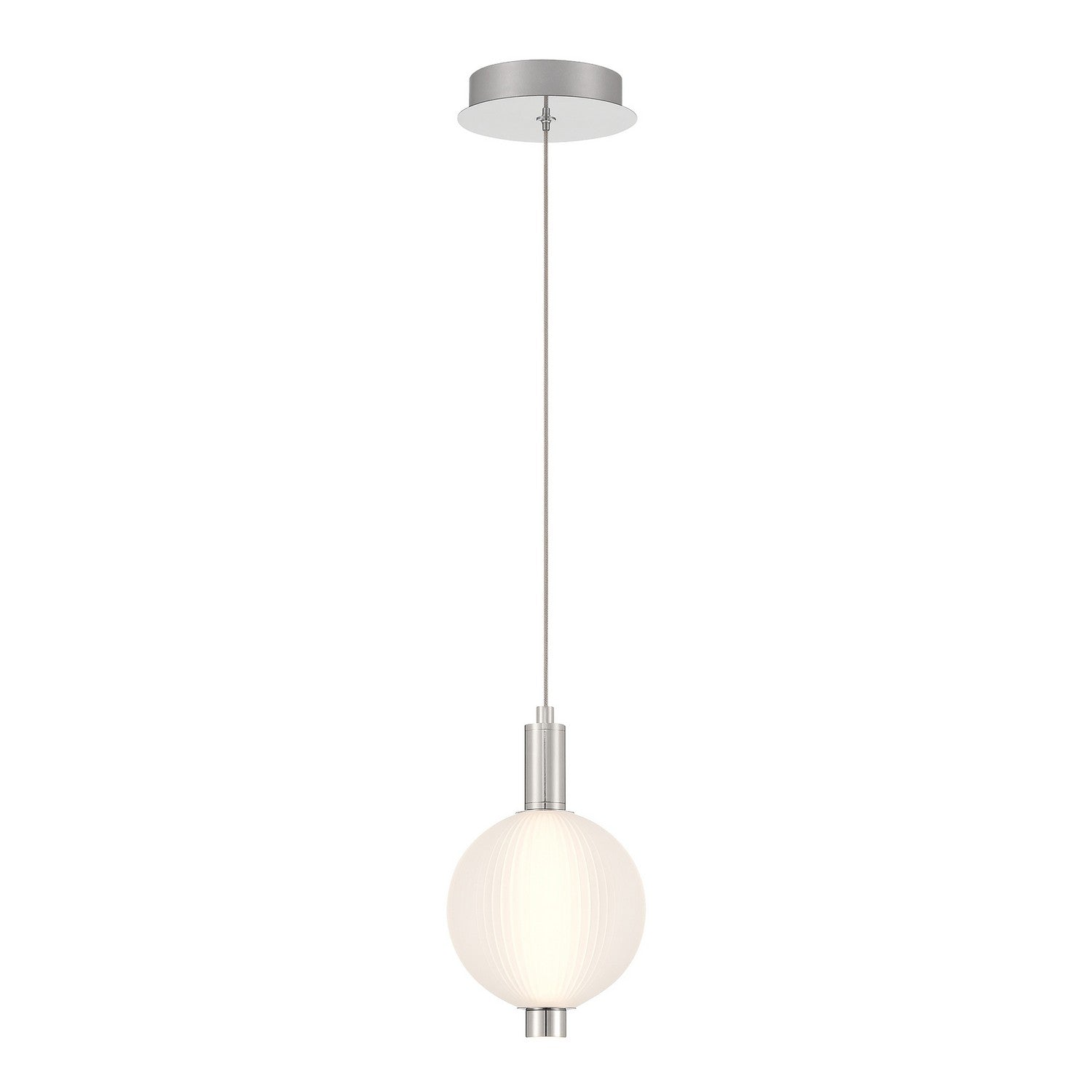 PALMAS -PEN-10IN-PN-WH in Polished Nickel
