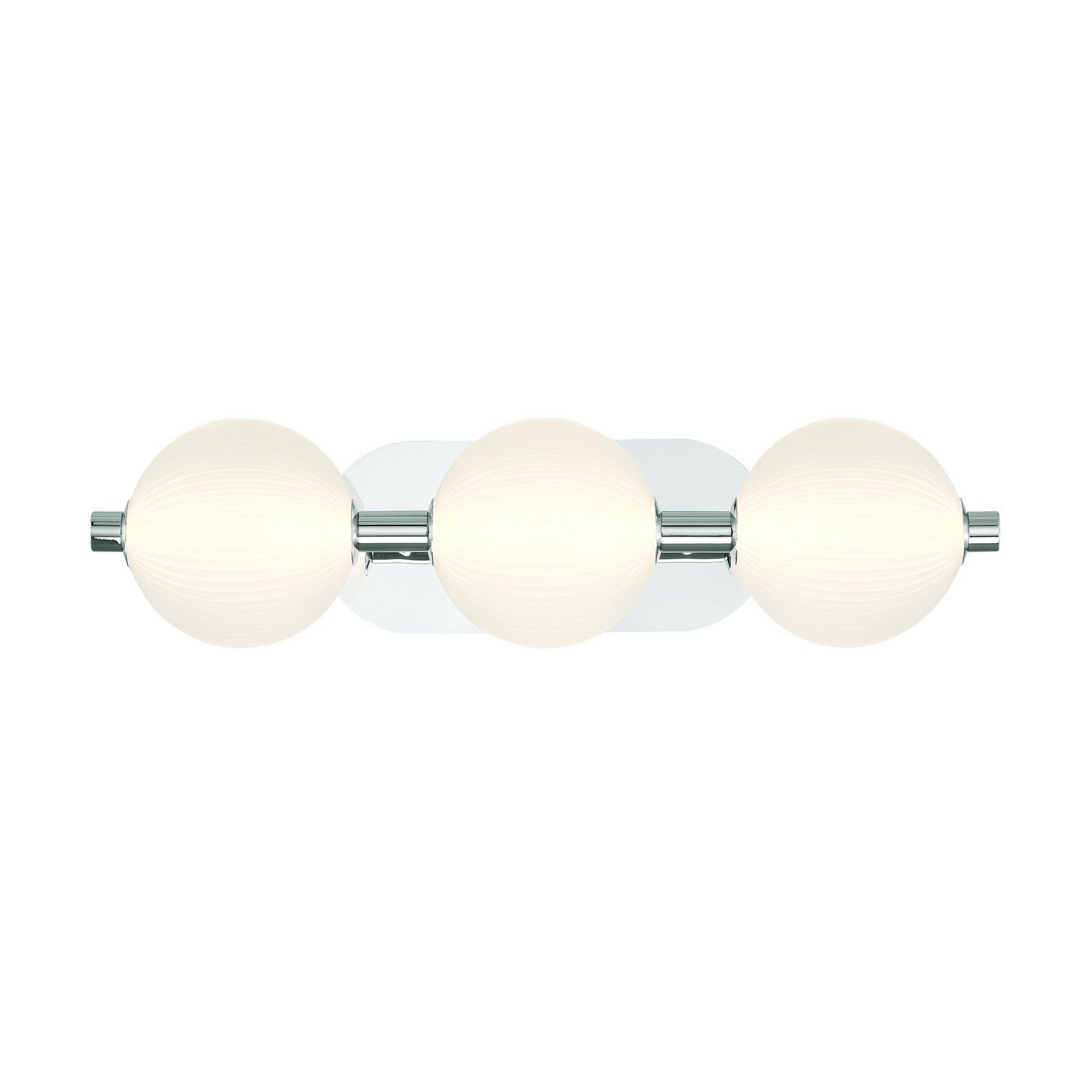 PALMAS -VAN-3LT-PN-WH in Polished Nickel