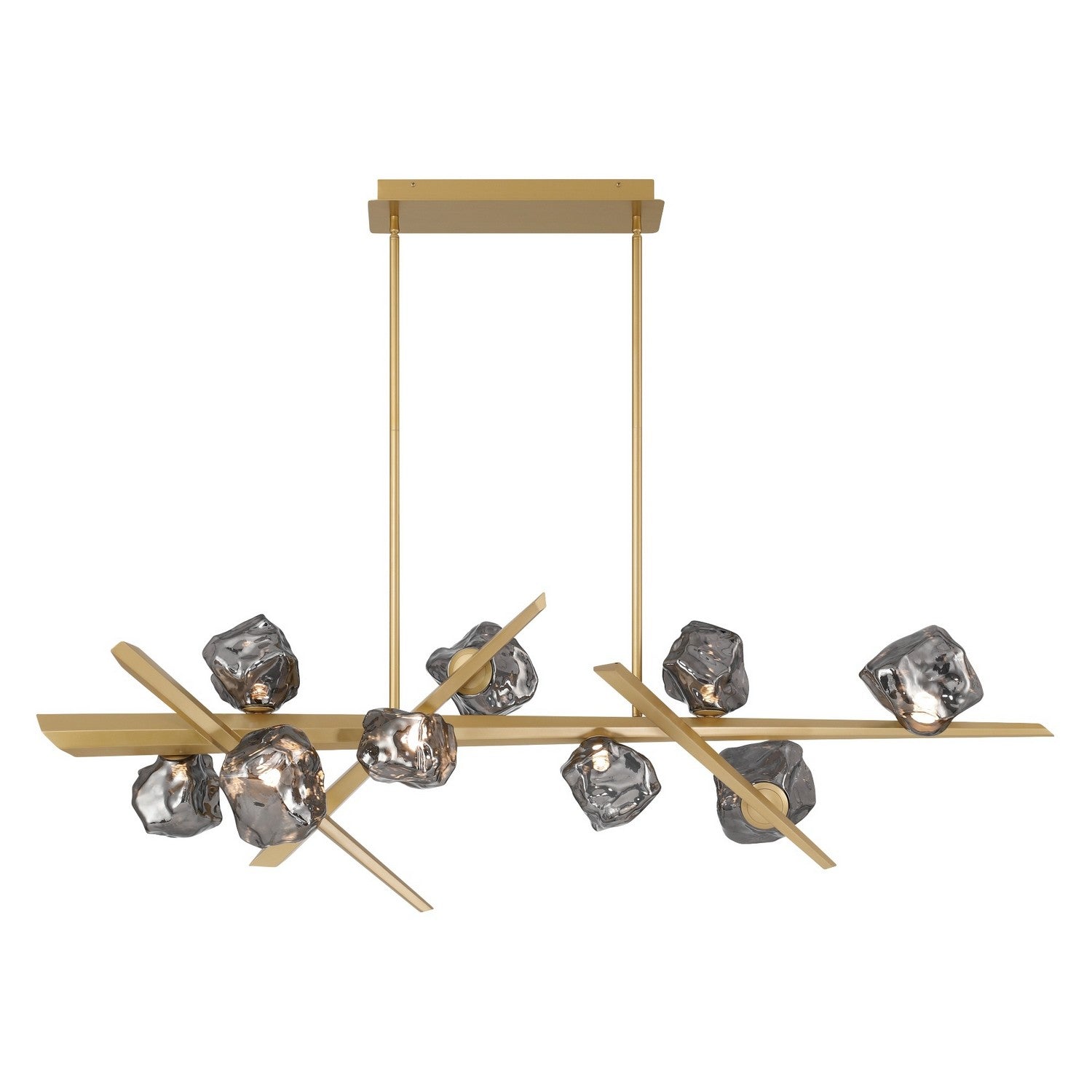 THORAH -CHD-9LT-59IN-GD-SK in Gold