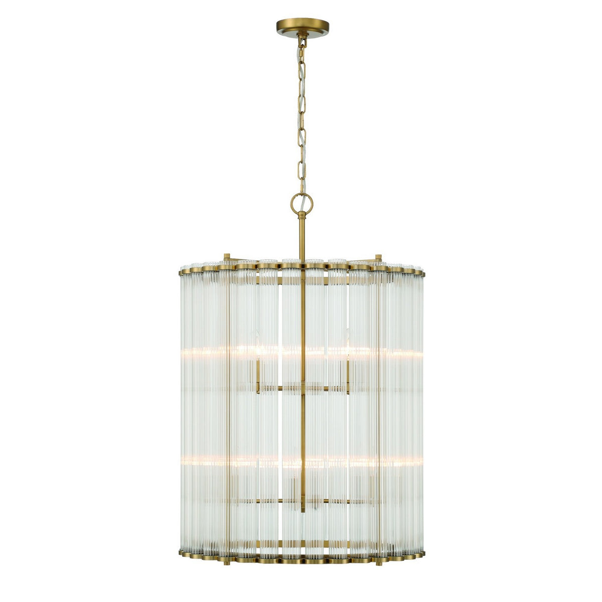 Glasbury Eight Light Chandelier