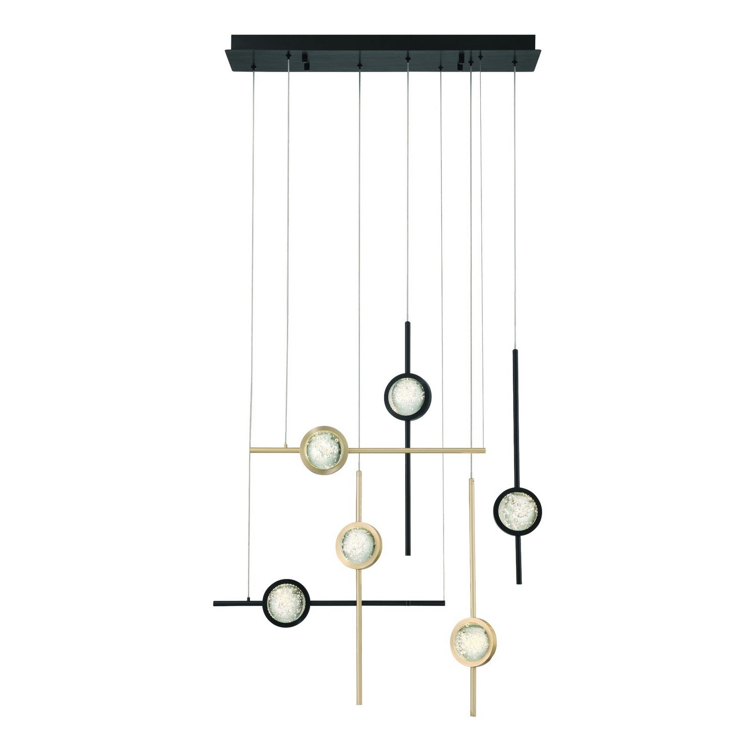 BARLETTA -CHD-6LT-32IN-GBM in Gold-Black