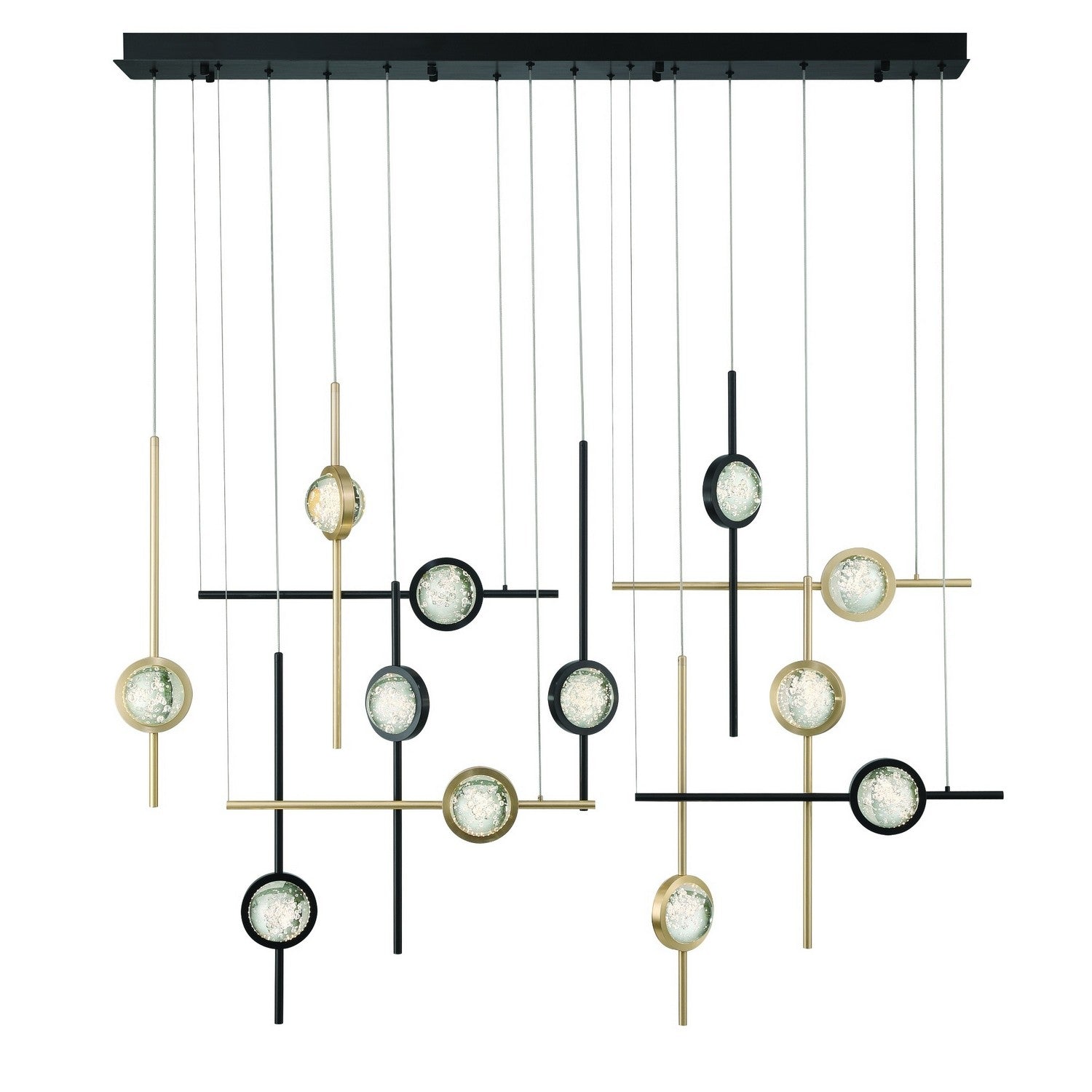 BARLETTA -CHD-12LT-53IN-GBM in Gold-Black