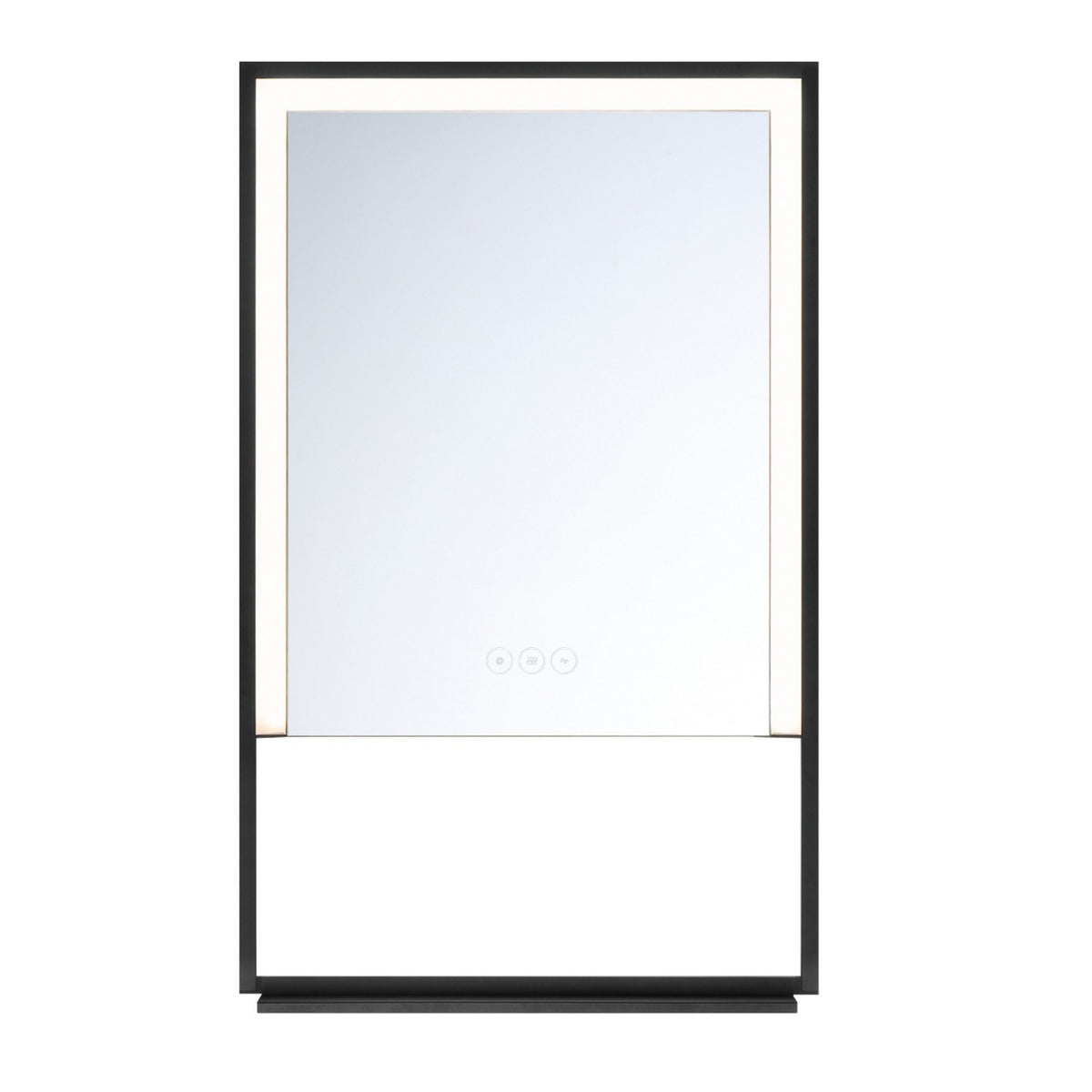 Sayora LED Mirror in Matte Black