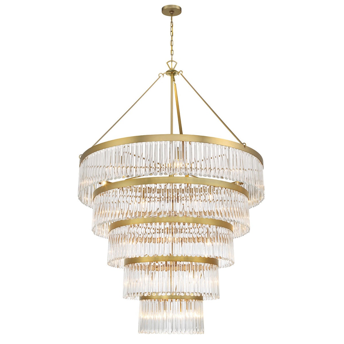 Emory 30 Light Chandelier in Modern Gold
