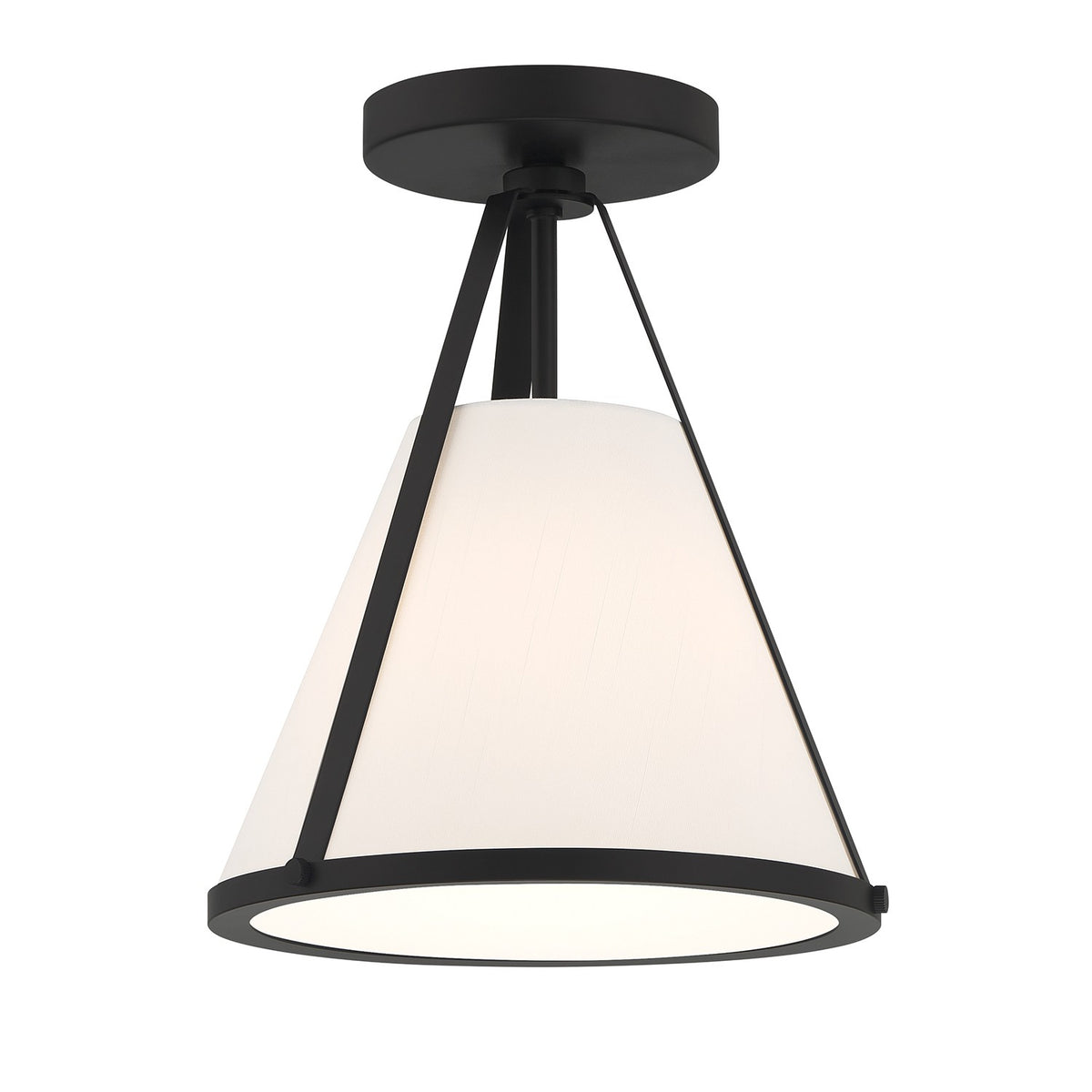 Fulton One Light Semi Flush Mount