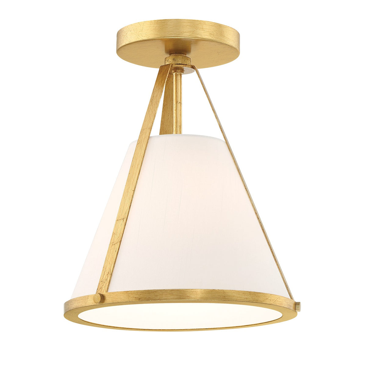 Fulton One Light Semi Flush Mount