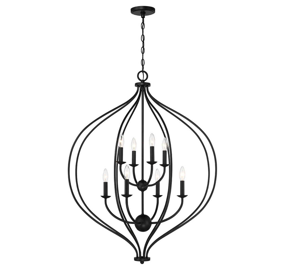 Orchid Eight Light Pendant