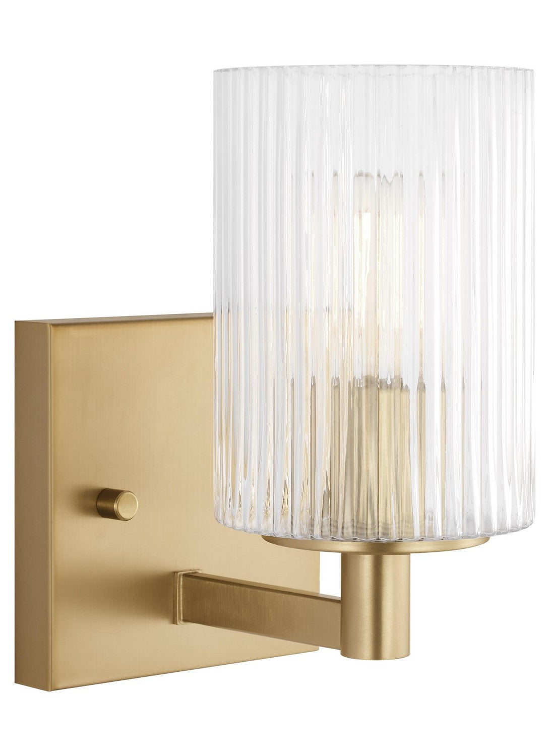 Lando One Light Wall / Bath Sconce in Satin Brass