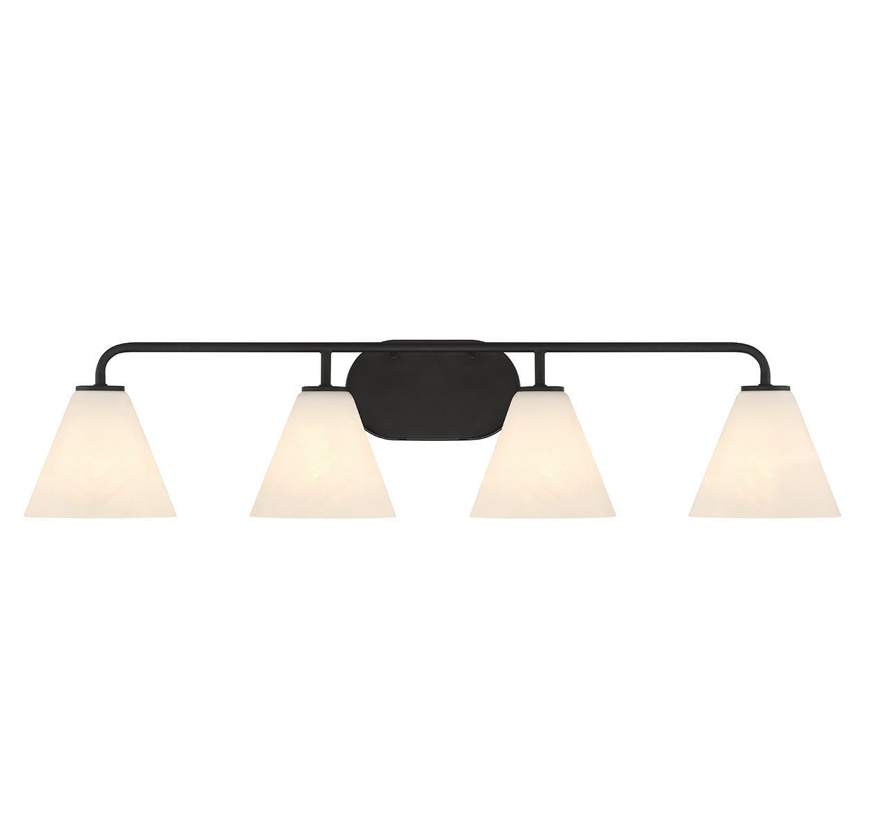 Réglette de salle de bain Blair à quatre lumières