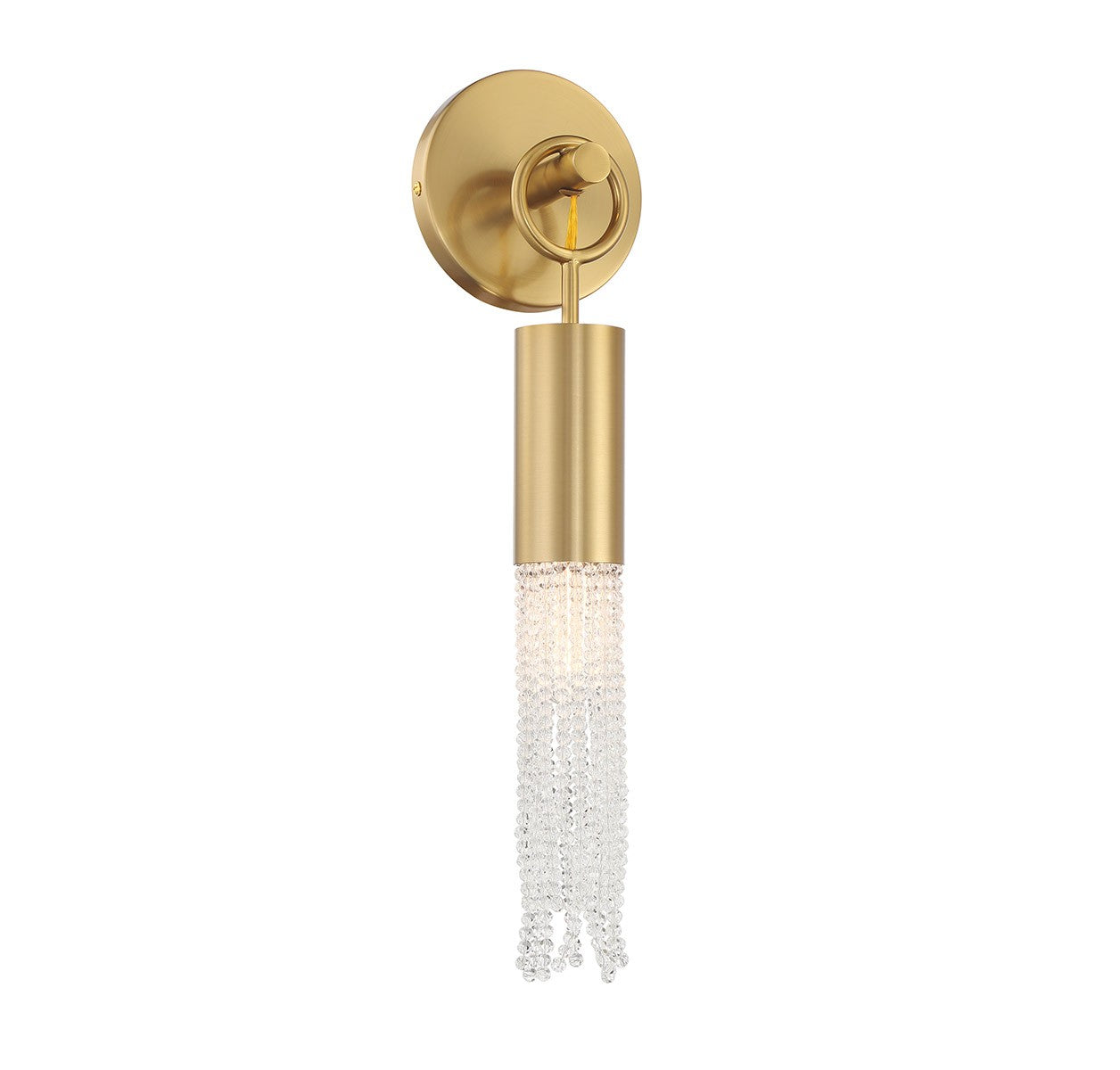 Chelsea One Light Wall Sconce in Warm Brass