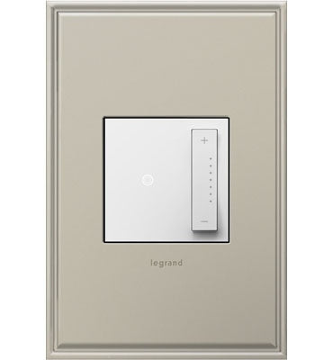 Adorne 0-10V sofTap Dimmer with Microban in White