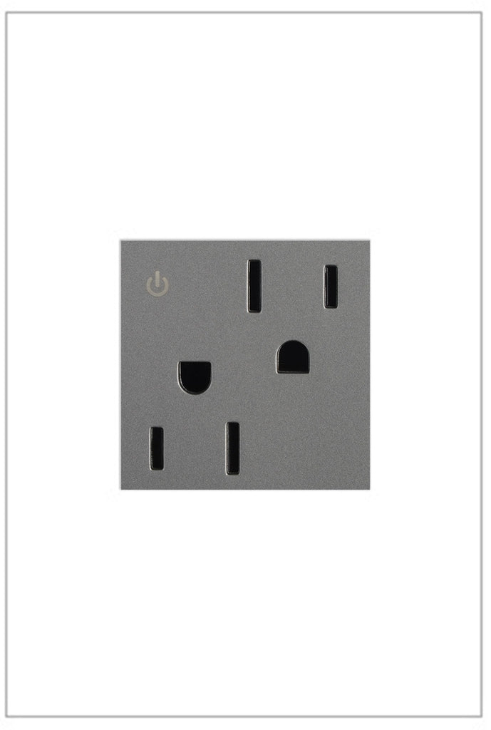 adorne 15A Tamper-Resistant Dual-Controlled Outlet