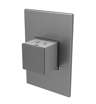 Adorne 20A One-Gang Pop-Out Outlet