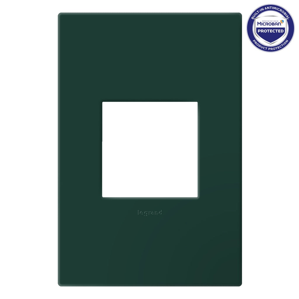 One-Gang-Plus Screwless Wall Plate with Microban