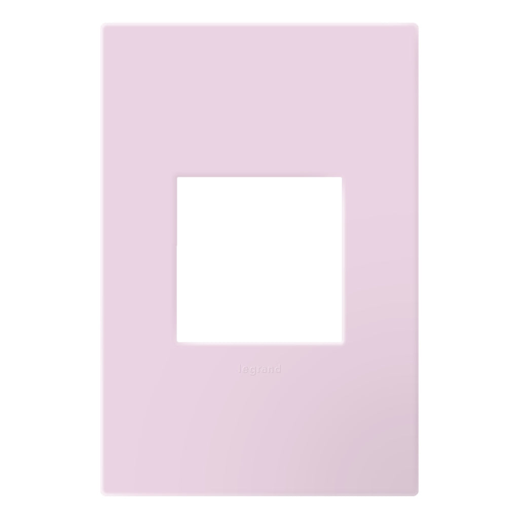 One-Gang-Plus Screwless Wall Plate with Microban