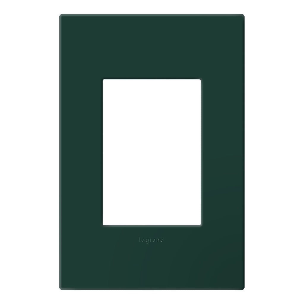 adorne One-Gang Screwless Wall Plate with Microban