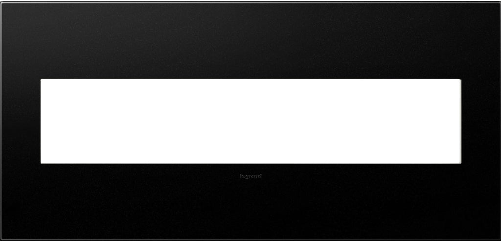 Adorne Five-Gang Screwless Wall Plate with Microban