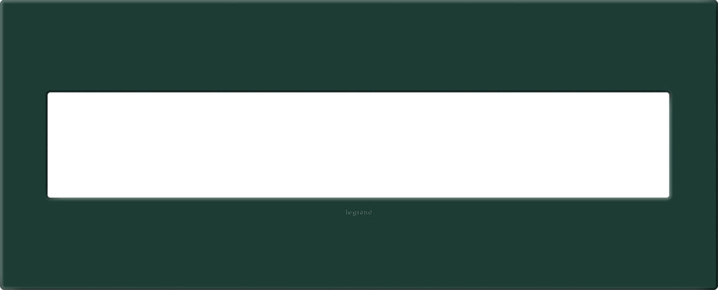 adorne Six-Gang Screwless Wall Plate with Microban