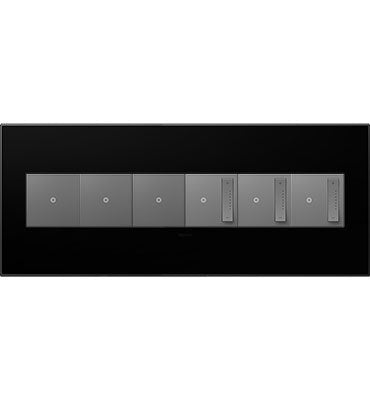 Plaque murale sans vis Adorne six modules