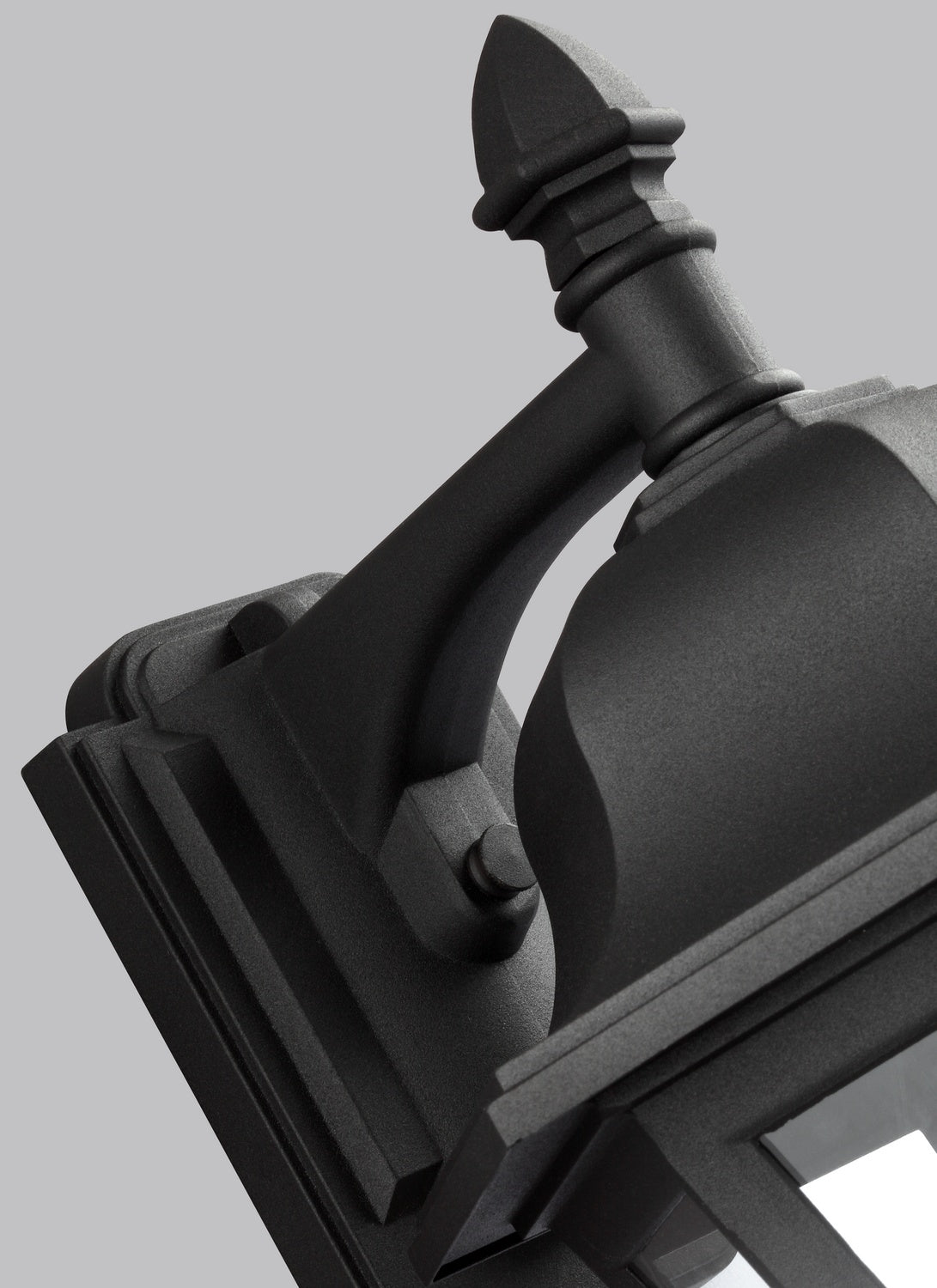 Brentwood One Light Outdoor Wall Lantern in Black