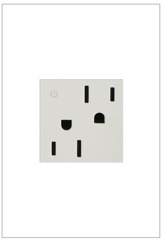Adorne 15A Tamper-Resistant Dual-Controlled Outlet