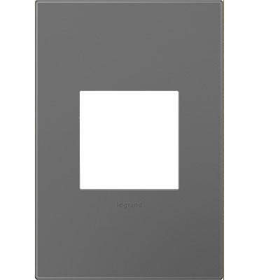 Adorne Magnesium One-Gang Screwless Wall Plate